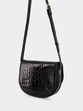 Tom Ford Black Crocodile Leather Wallis Crossbody Bag
