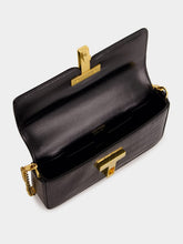 Tom Ford Black Croc-Embossed Mini Bag