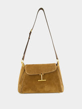 Tom Ford Whisky Brown Medium Smooth Suede Shoulder Bag