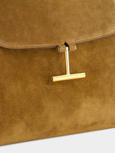 Tom Ford Whisky Brown Medium Smooth Suede Shoulder Bag