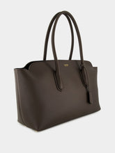 Chocolate Brown Leather Shoulder Bag