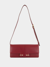 Tom Ford Ruby Red Supple Leather Aube Shoulder Bag