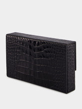 Tom Ford Black Crocodile Clutch in Leather