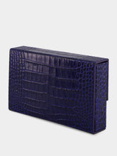 Tom Ford Sea Blue Crocodile Clutch in Leather