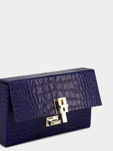 Tom Ford Sea Blue Crocodile Clutch in Leather