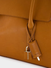 Tom Ford Caramel Natural Leather Eclipse Large Shoulder Bag