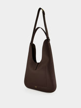 Tom Ford Chocolate Brown Grain Leather Hobo Bag