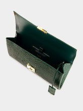 Tom Ford Emerald Green Python-Print Jean Clutch