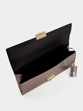 Tom Ford Silver Laminated Python Jean Clutch