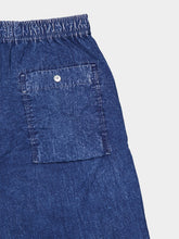Stone Island Indigo Blue Nylon Cargo Trousers