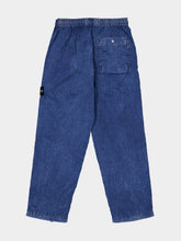 Stone Island Indigo Blue Nylon Cargo Trousers