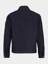 Stone Island Indigo Raw Denim Coach Jacket