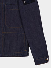 Stone Island Indigo Raw Denim Coach Jacket