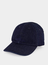 Stone Island Indigo Denim Logo Baseball Cap