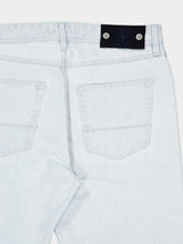 Stone Island Blue Extra Bleach Cotton Jeans