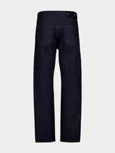 Stone Island Blue Raw Cotton Trousers