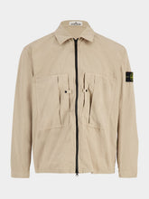 Stone Island Desert Sand Cotton Ripstop Overshirt