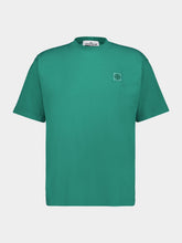 Stone Island Malachite Green Combed Organic Cotton Jersey T-Shirt