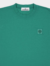 Stone Island Malachite Green Combed Organic Cotton Jersey T-Shirt
