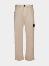 Stone Island Desert Sand Cotton Trousers