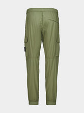 Stone Island Military Green Stretch Cotton Cargo Trousers