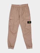 Stone Island Desert Sand Stretch Cotton Cargo Trousers