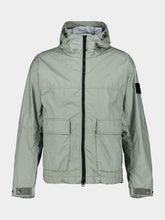 Stone Island Sage Green Membrana 3L TC Hooded Jacket