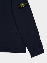 Stone Island Navy Blue Light Compact Touch Poly-TC Coach Jacket