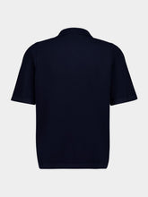 Stone Island Navy Blue Micro Stitch Soft Organic Cotton Polo