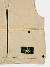 Stone Island Desert Sand Cotton Utility Vest