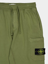 Stone Island Military Green Cotton Joggers