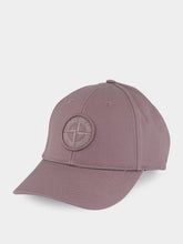 Stone Island Purple Grey Cotton Baseball Cap
