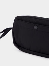 Stone Island Black Nylon Wrist Pouch with Compass Logo