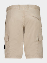 Stone Island Desert Sand Organic Cotton Stretch Cargo Shorts