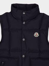 Moncler Navy Brumelune Short Down Vest