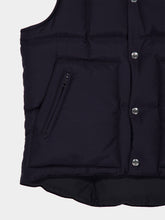 Moncler Navy Brumelune Short Down Vest
