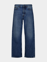 Moncler Denim Blue Straight-Leg Cotton Jeans