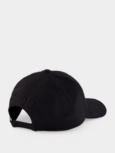 Moncler Black Cotton Gabardine Baseball Cap
