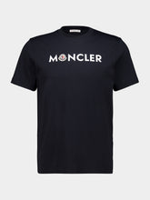 Moncler Navy Blue Logo Cotton T-Shirt