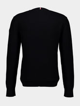 Moncler Black Cotton Knit Jumper