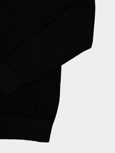 Moncler Black Cotton Knit Jumper