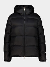Moncler Black Feligule Hooded Short Down Jacket