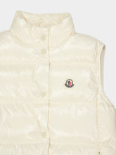 Moncler White Badia Down Gilet