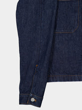 Stone Island Blue Rinse Indigo Denim Coach Jacket