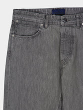 Stone Island Grey Light Wash Cotton Straight-Leg Jeans