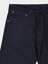 Stone Island Blue Raw Loose-Fit Denim Jeans