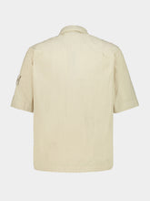 Stone Island Beige Ghost Brushed Nylon Short Sleeve Shirt