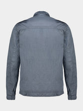 Stone Island Ash Grey Nylon Metal Zip Overshirt