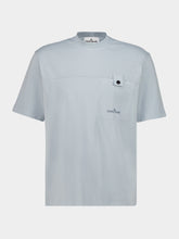 Stone Island Ash Grey Organic Cotton Pocket T-Shirt