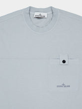 Stone Island Ash Grey Organic Cotton Pocket T-Shirt